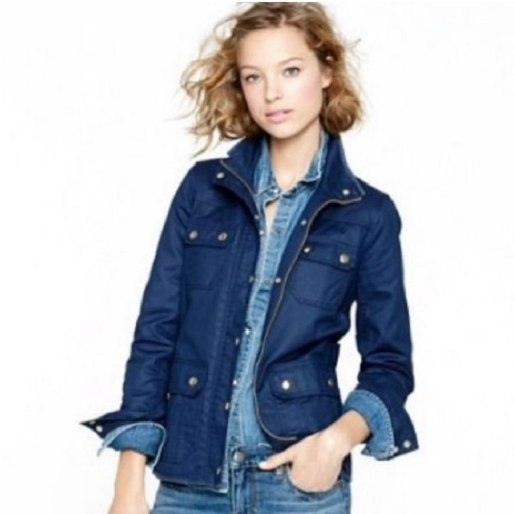 SOLD J Crew navy Field Jacket